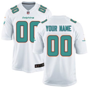 Nike Men's Miami Dolphins Customized White Game Jersey