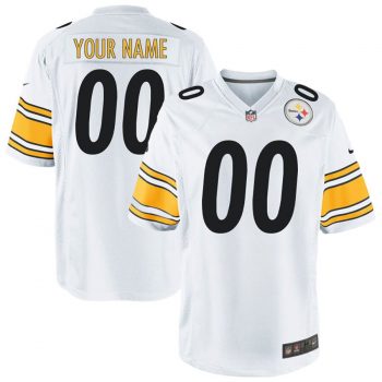 Nike Men's Pittsburgh Steelers Customized Game White Jersey