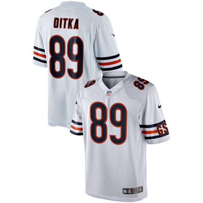 Mike Ditka Chicago Bears Nike Retired Player Limited Jersey - White