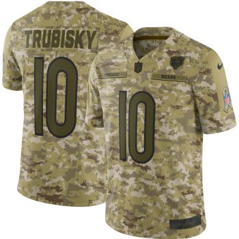 Mitchell Trubisky Chicago Bears Nike Salute to Service Limited Jersey – Camo