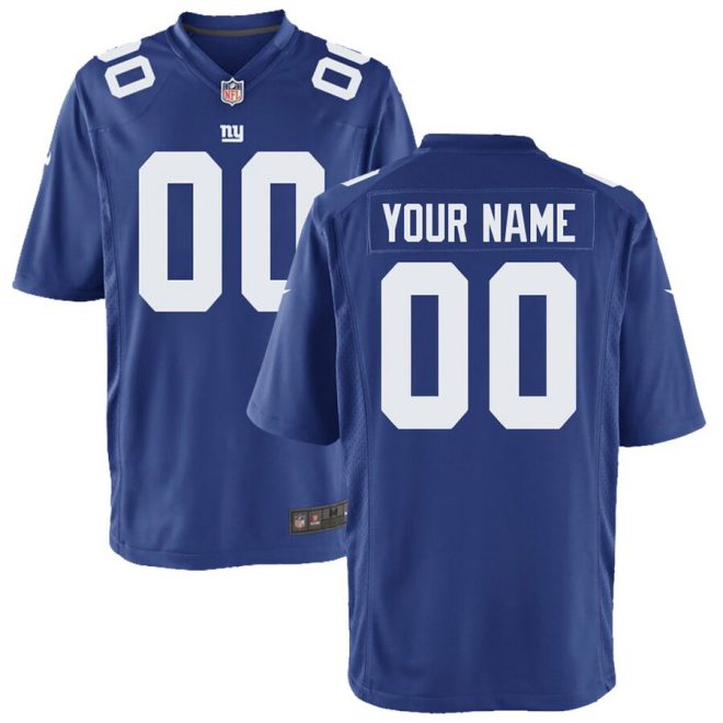 New York Giants Nike Youth Custom Game Jersey - Royal