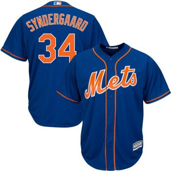 Noah Syndergaard New York Mets Majestic Official Cool Base Player Jersey - Royal