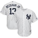 Odell Beckham Jr New York Yankees Majestic x MLB Crossover Cool Base Player Jersey - White