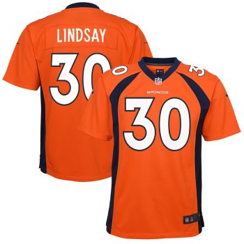 Phillip Lindsay Denver Broncos Nike Youth Game Jersey – Orange