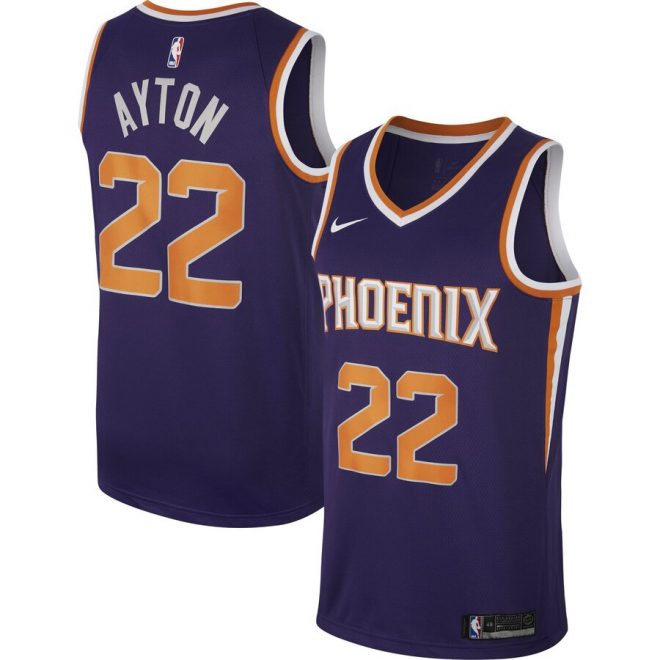 Phoenix Suns DeAndre Ayton Nike Men's Swingman Jersey - Purple