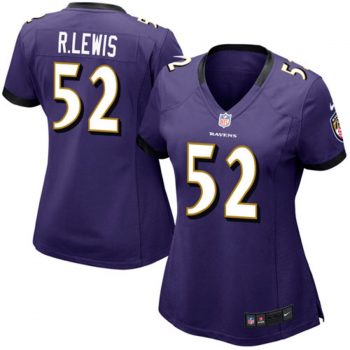 Ray Lewis Baltimore Ravens Nike Women's Game Jersey - Purple