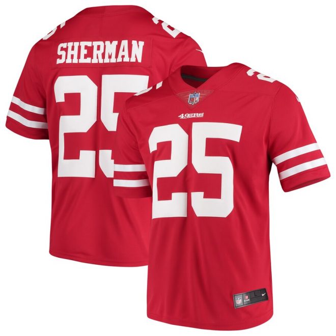 Richard Sherman San Francisco 49ers Nike Vapor Untouchable Limited Jersey - Scarlet