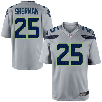 Richard Sherman Seattle Seahawks Nike Alternate Limited Jersey - Gray