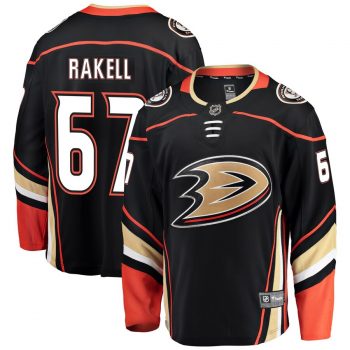 Rickard Rakell Anaheim Ducks Fanatics Branded Breakaway Player Jersey – Black