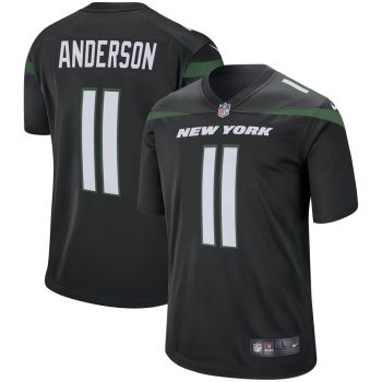 Robby Anderson New York Jets Nike Game Jersey – Stealth Black