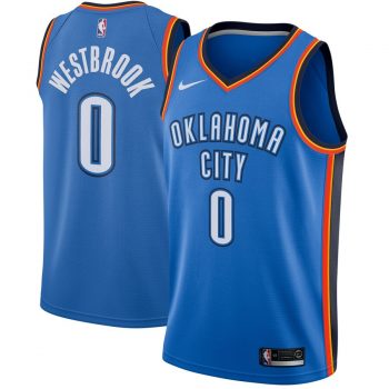 Russell Westbrook Oklahoma City Thunder Nike Swingman Jersey Blue - Icon Edition