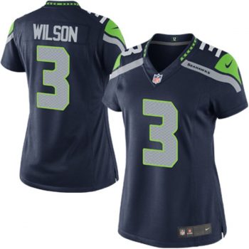 Russell Wilson Seattle Seahawks Nike Women's Game Jersey - College Navy