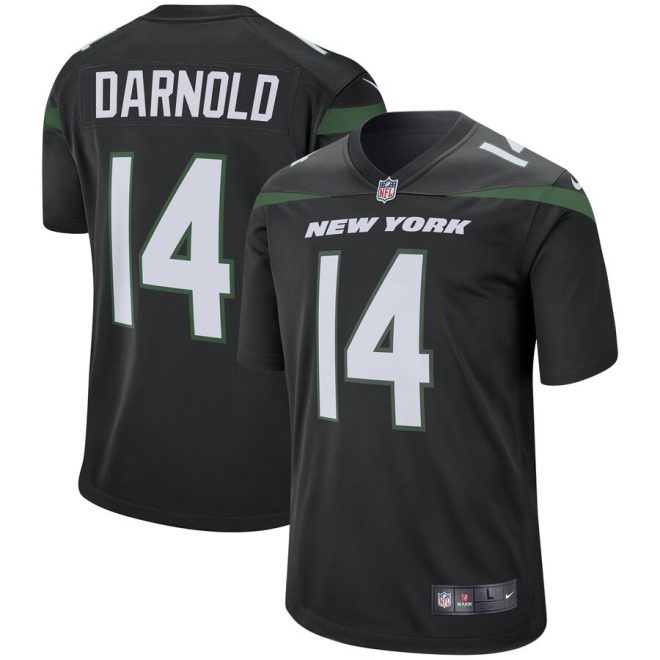 Sam Darnold New York Jets Nike Game Jersey – Stealth Black