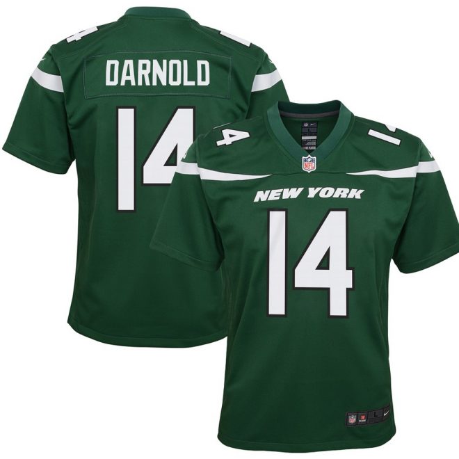Sam Darnold New York Jets Nike Youth Game Jersey – Gotham Green