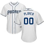 San Diego Padres Majestic 2017 Cool Base Custom Baseball Jersey - White