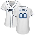 San Diego Padres Majestic Women's 2017 Cool Base Custom Baseball Jersey - White