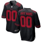 San Francisco 49ers Nike Youth 2018 Alternate Custom Game Jersey – Black