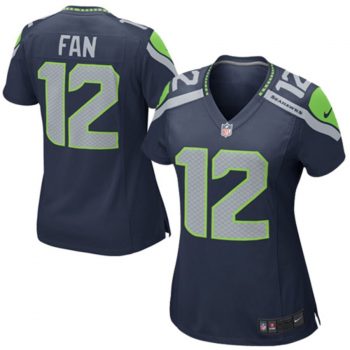 Seattle Seahawks Nike Women's Limited Jersey - Navy Blue