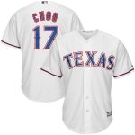 Shin-Soo Choo Texas Rangers Majestic Home Official Cool Base Player Jersey - White