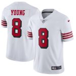 Steve Young San Francisco 49ers Nike Color Rush Vapor Untouchable Limited Retired Player Jersey – White
