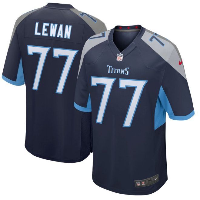 Taylor Lewan Tennessee Titans Nike New 2018 Game Jersey – Navy