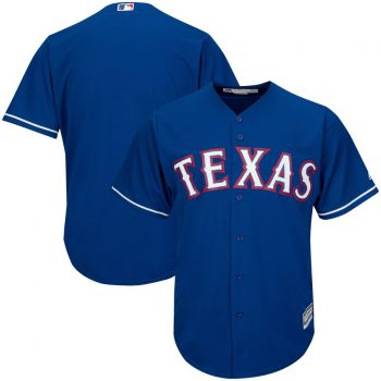 Texas Rangers Majestic Official Cool Base Jersey - Royal