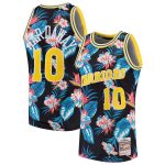 Tim Hardaway Golden State Warriors Mitchell & Ness Floral Fashion 1990-91 Hardwood Classics Swingman Jersey – Black