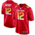 Tom Brady AFC Nike 2019 Pro Bowl Game Jersey – Red