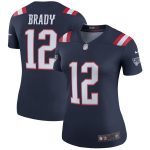 Tom Brady New England Patriots Nike Women's Color Rush Legend Jersey - Navy
