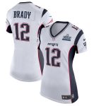 Tom Brady New England Patriots Nike Women's Super Bowl LIII Bound Game Jersey – White