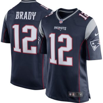 Tom Brady New England Patriots Youth Nike Team Color Game Jersey - Navy Blue