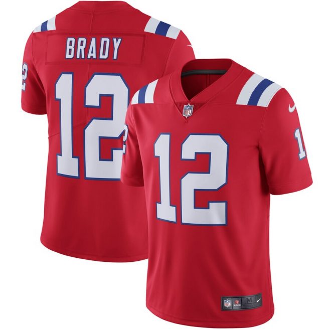 Tom Brady New England Patriots Nike Youth Vapor Untouchable Limited Player Jersey - Red