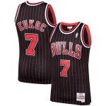 Toni Kukoc Chicago Bulls Mitchell & Ness 1995-96 Hardwood Classics Swingman Jersey – Black