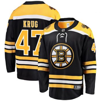 Torey Krug Boston Bruins Fanatics Branded Home Breakaway Player Jersey – Black