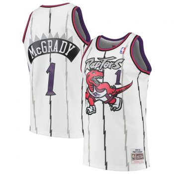 Tracy McGrady Toronto Raptors Mitchell & Ness 1998-99 Hardwood Classics Swingman Jersey – White