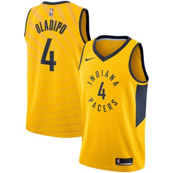 Victor Oladipo Indiana Pacers Nike Replica Swingman Jersey - Statement Edition – Gold