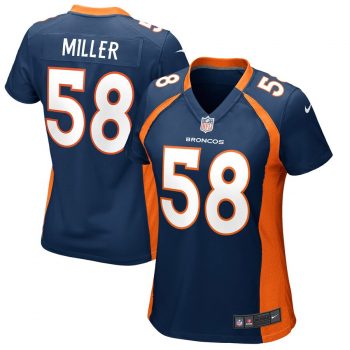 Von Miller Denver Broncos Nike Women's Game Jersey - Navy Blue