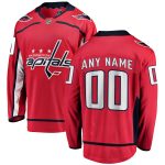 Washington Capitals Fanatics Branded Youth Home Breakaway Custom Jersey - Red