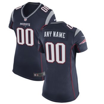 Women's New England Patriots Nike Navy Blue Custom Game Jersey