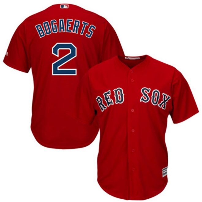 Xander Bogaerts Boston Red Sox Majestic Cool Base Player Jersey - Scarlet