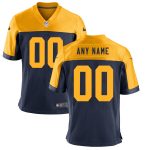 Youth Green Bay Packers Nike Navy Customized Throwback Game Jersey