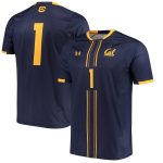 #1 Cal Bears Under Armour Replica Performance Soccer Jersey - Navy