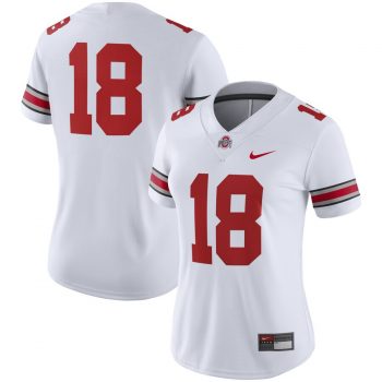 #18 Ohio State Buckeyes Nike Women's Game Jersey - White