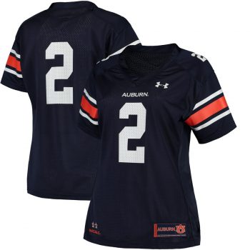 #2 Auburn Tigers Under Armour Women's Replica Football Jersey - Navy