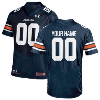 Auburn Tigers Under Armour 2018 Custom TC Jersey – Navy