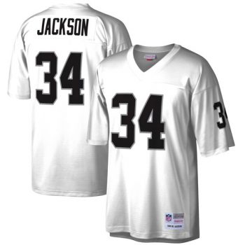 Bo Jackson Oakland Raiders Mitchell & Ness 1988 Replica Retired Player Jersey - White