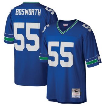 Brian Bosworth Seattle Seahawks Mitchell & Ness 1987 Retired Player Replica Jersey - Royal