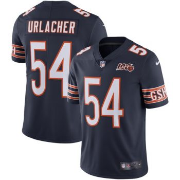 Brian Urlacher Chicago Bears Nike 100th Season Retired Limited Jersey – Navy