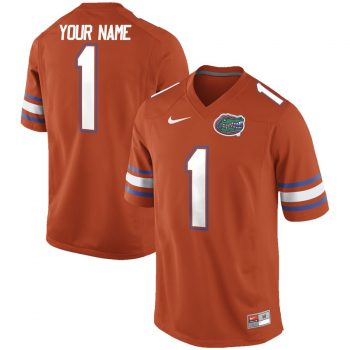 Florida Gators Nike Men's Custom Game Jersey - Orange