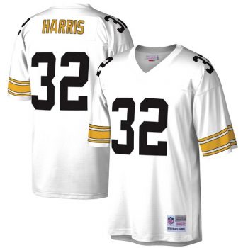 Franco Harris Pittsburgh Steelers Mitchell & Ness 1976 Replica Retired Player Jersey - White